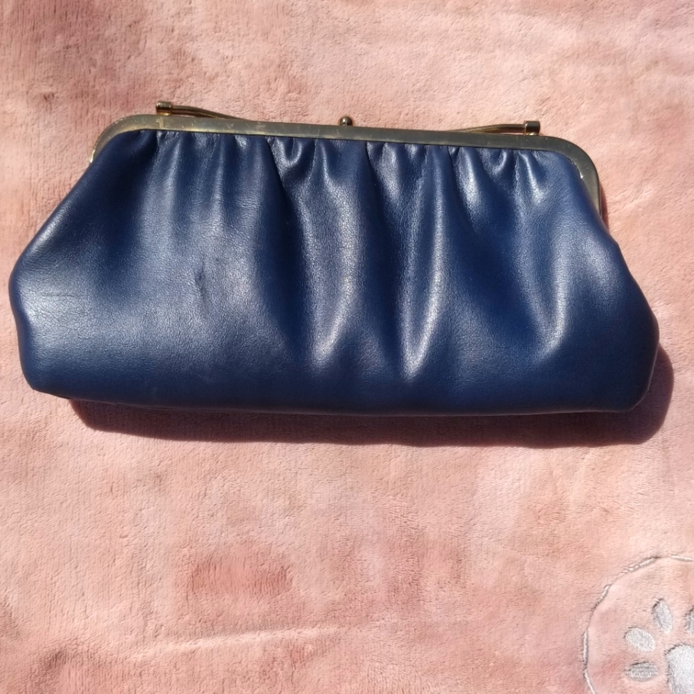 Vintage Leather Clutch Purse